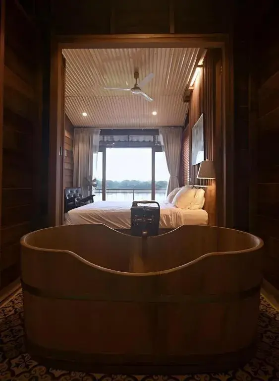 Bed in Suneta Hostel Chiangkhan Bed in Suneta Hostel Chiangkhan