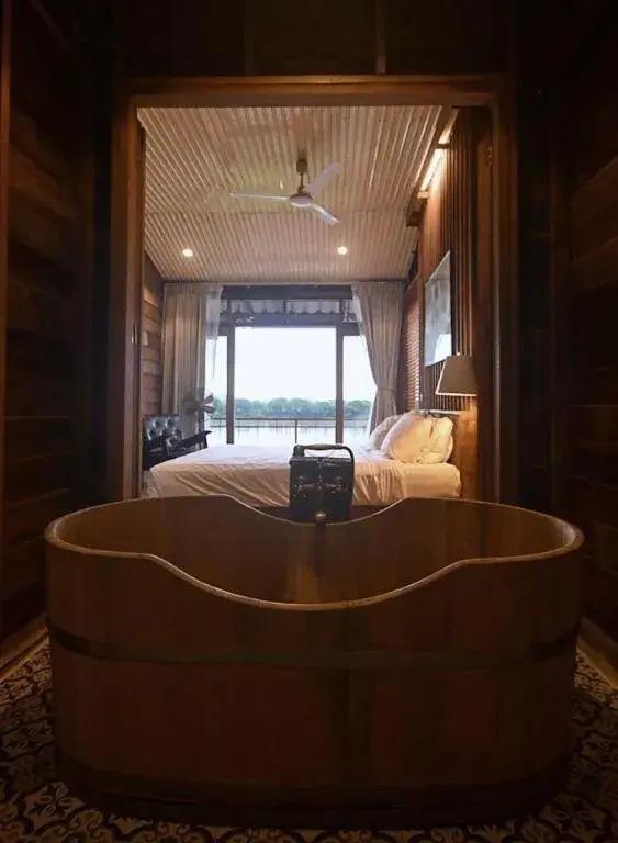 Bed in Suneta Hostel Chiangkhan Bed in Suneta Hostel Chiangkhan