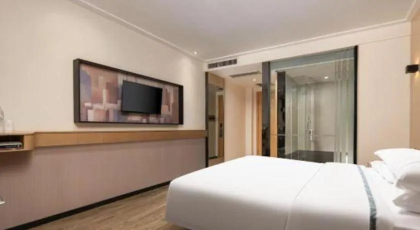 Bed in City Comfort Inn Wuhan Baibuting