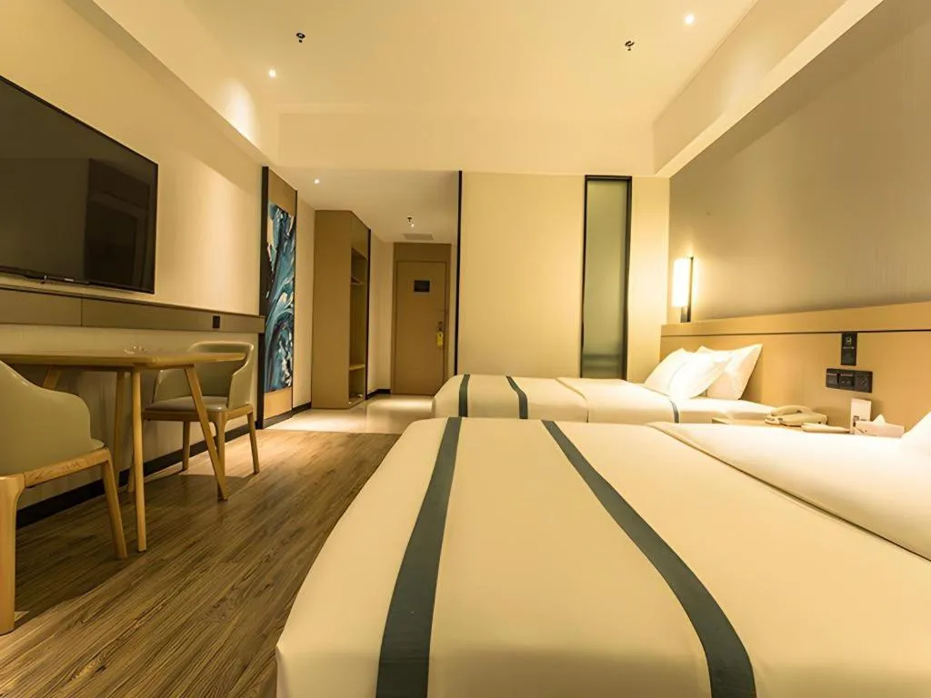 Bed in City Comfort Inn Nanning Anji Wanda Plaza