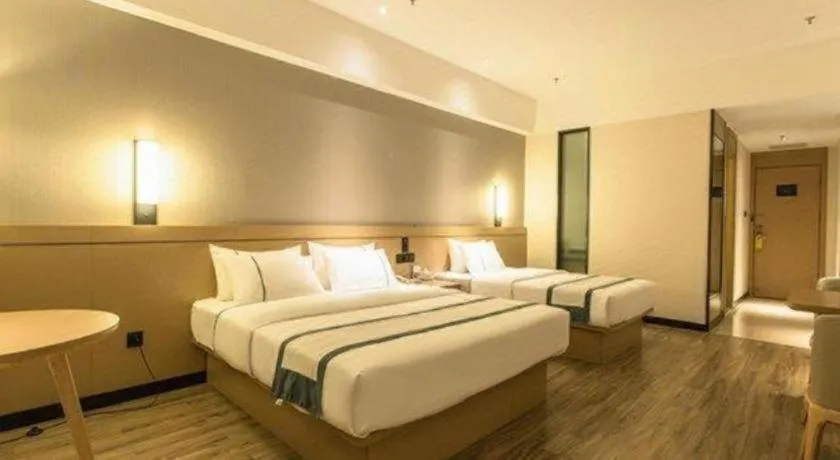 Bed in City Comfort Inn Nanning Anji Wanda Plaza