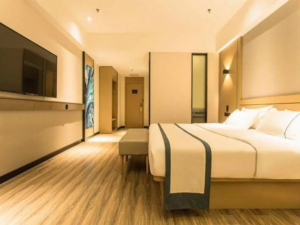 Bed in City Comfort Inn Nanning Anji Wanda Plaza