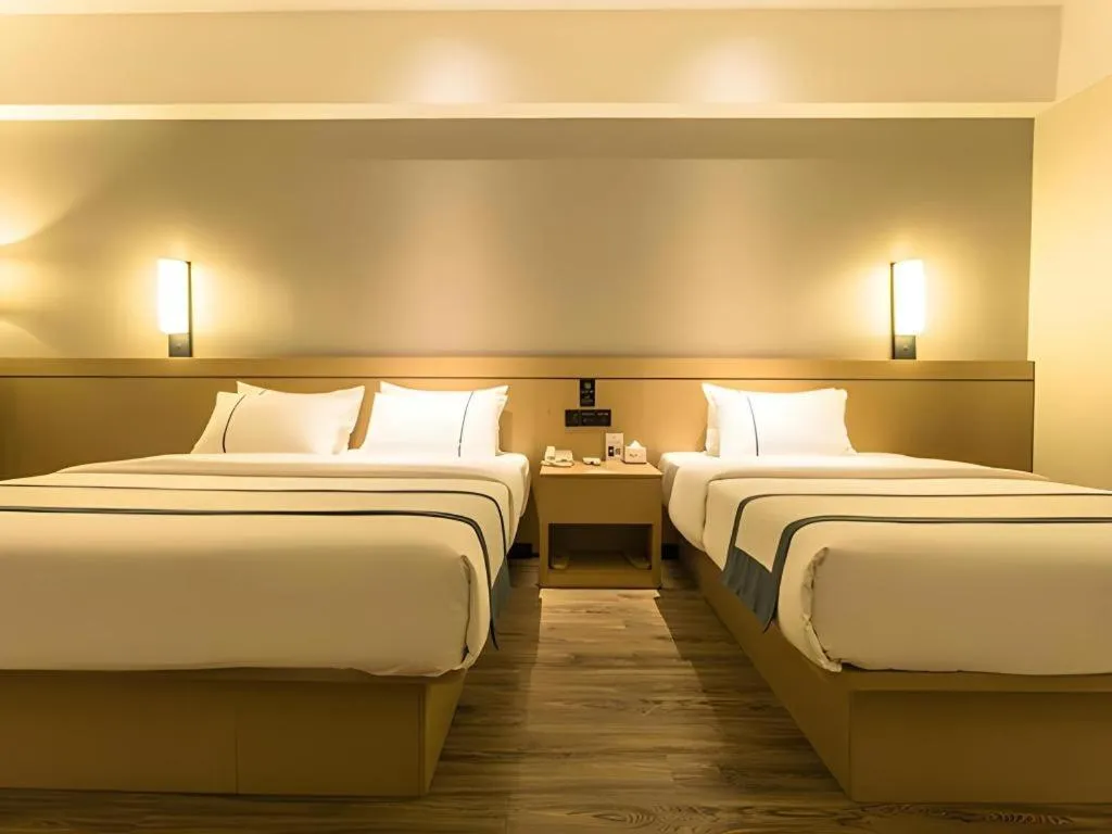 Bed in City Comfort Inn Nanning Anji Wanda Plaza