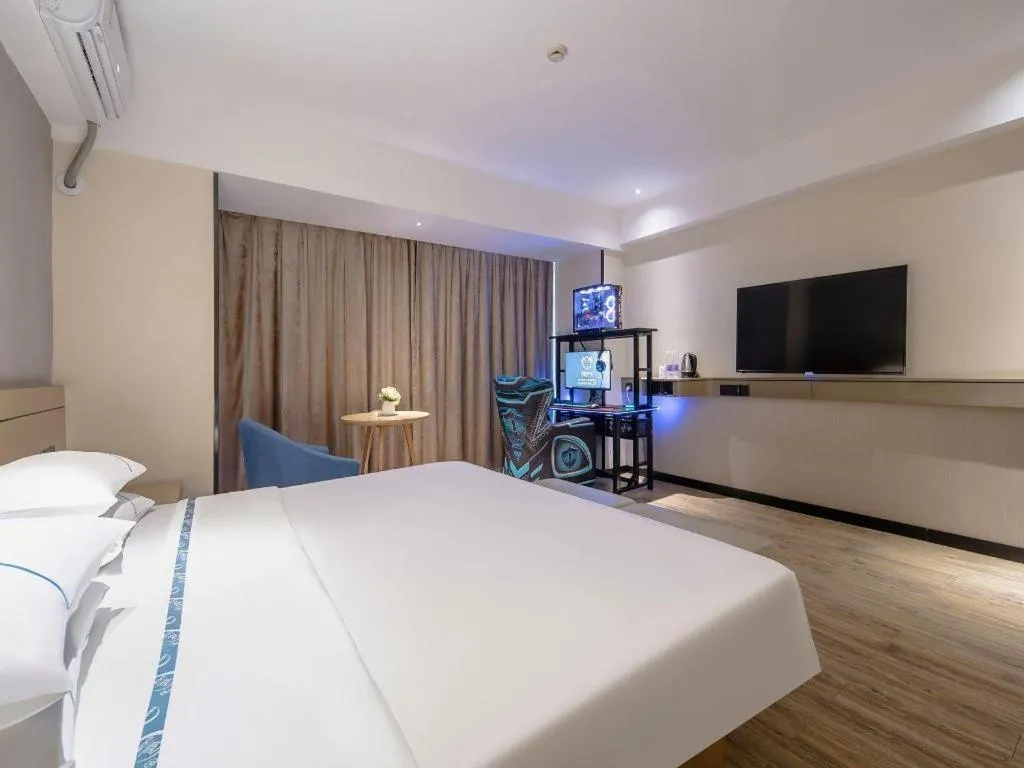 Bed in City Comfort Inn Nanning Anji Wanda Plaza