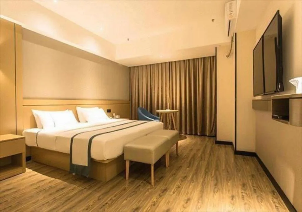 Bed in City Comfort Inn Nanning Anji Wanda Plaza