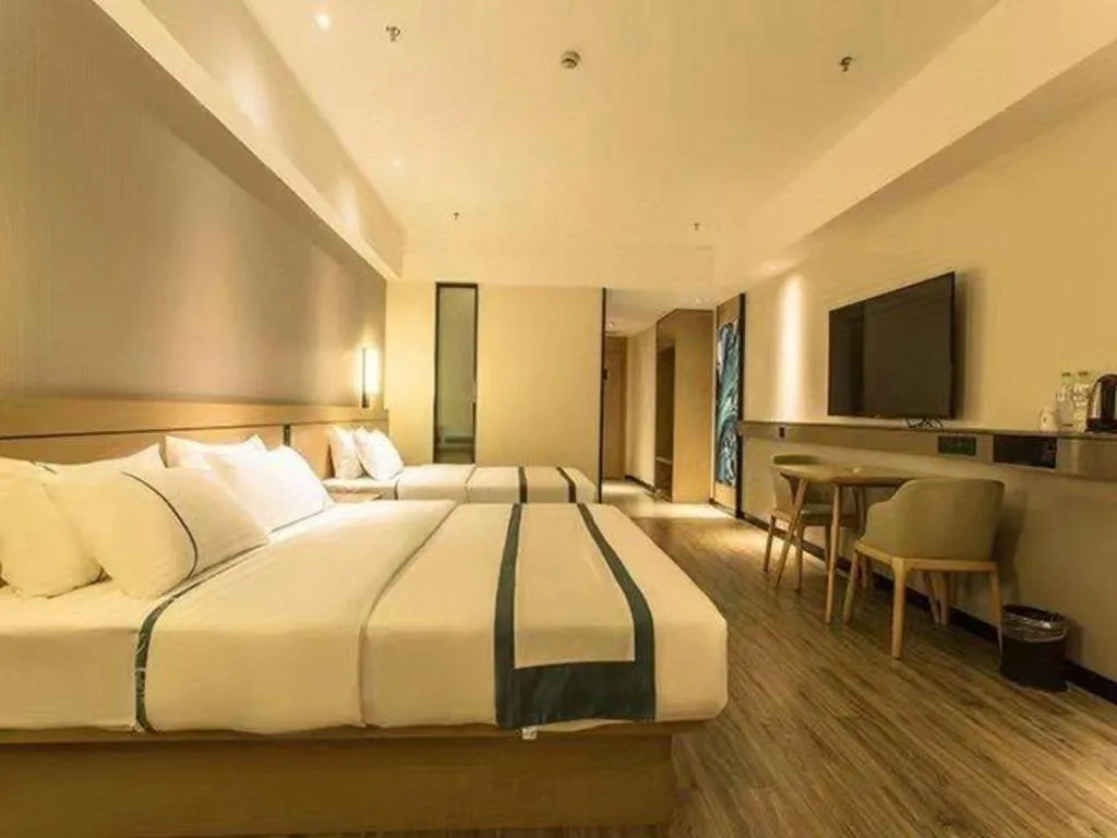 Bed in City Comfort Inn Nanning Anji Wanda Plaza