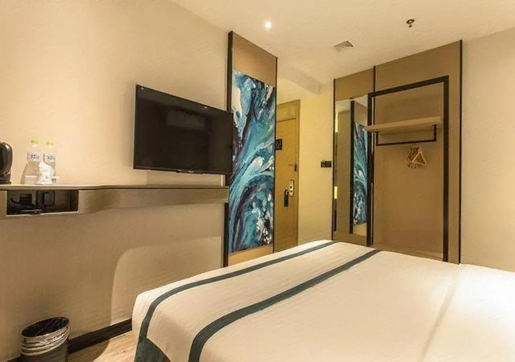 Bed in City Comfort Inn Nanning Anji Wanda Plaza