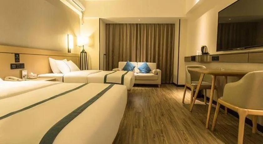 Bed in City Comfort Inn Nanning Anji Wanda Plaza