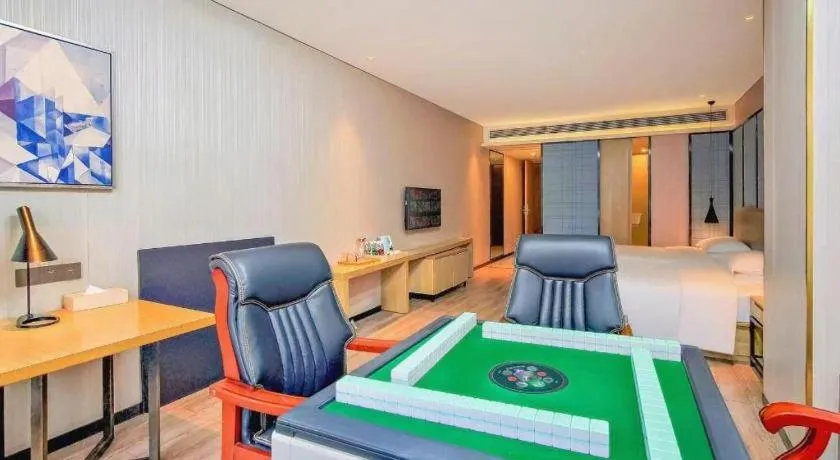 Bed in Echarm Hotel Danzhou Xiari Plaza