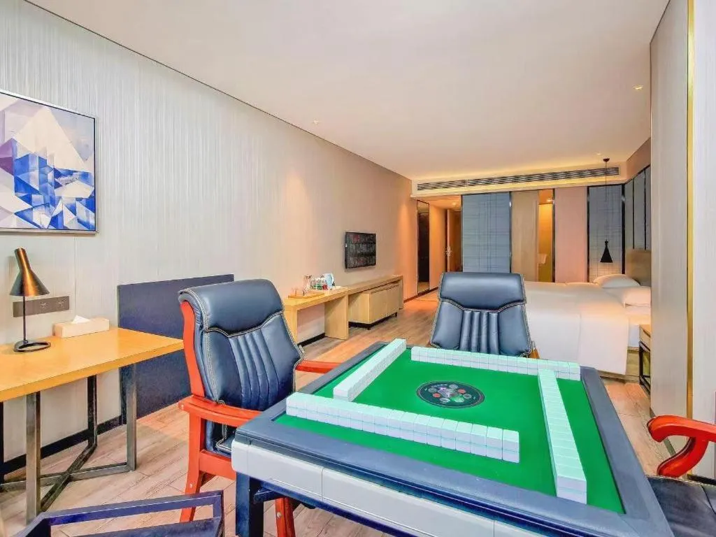 Bed in Echarm Hotel Danzhou Xiari Plaza