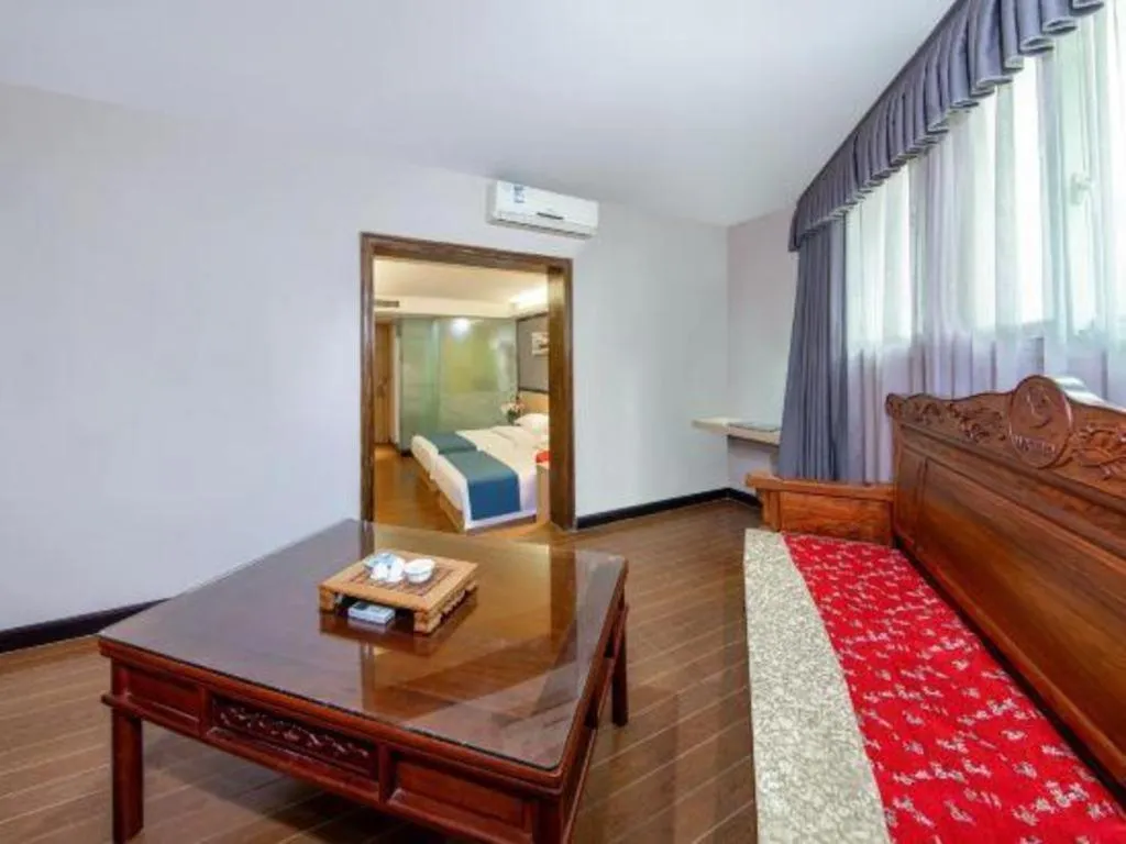 Bed in Wenxing Hotel Guangzhou Gangding Metro Station Branch