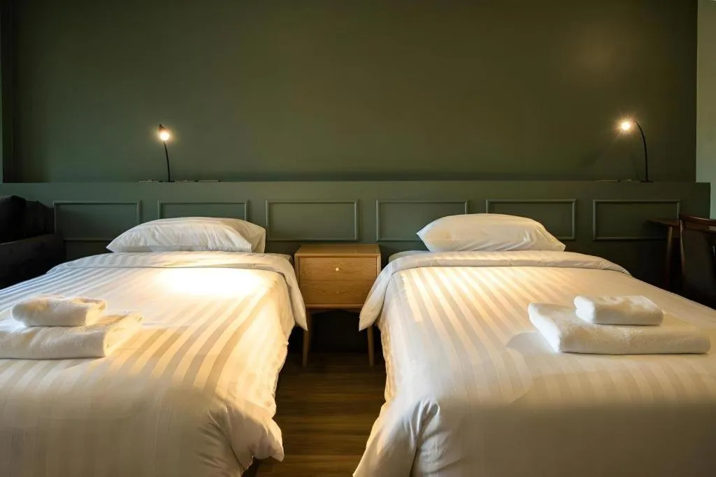 Bed in Eco Cozy Beachfront Resort Chaam