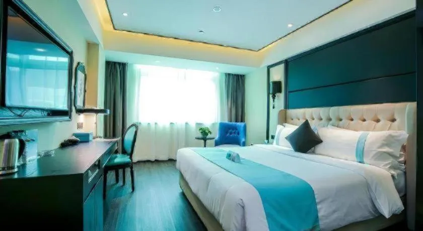 Bed in Xana Hotelle·Xiamen Railway Station