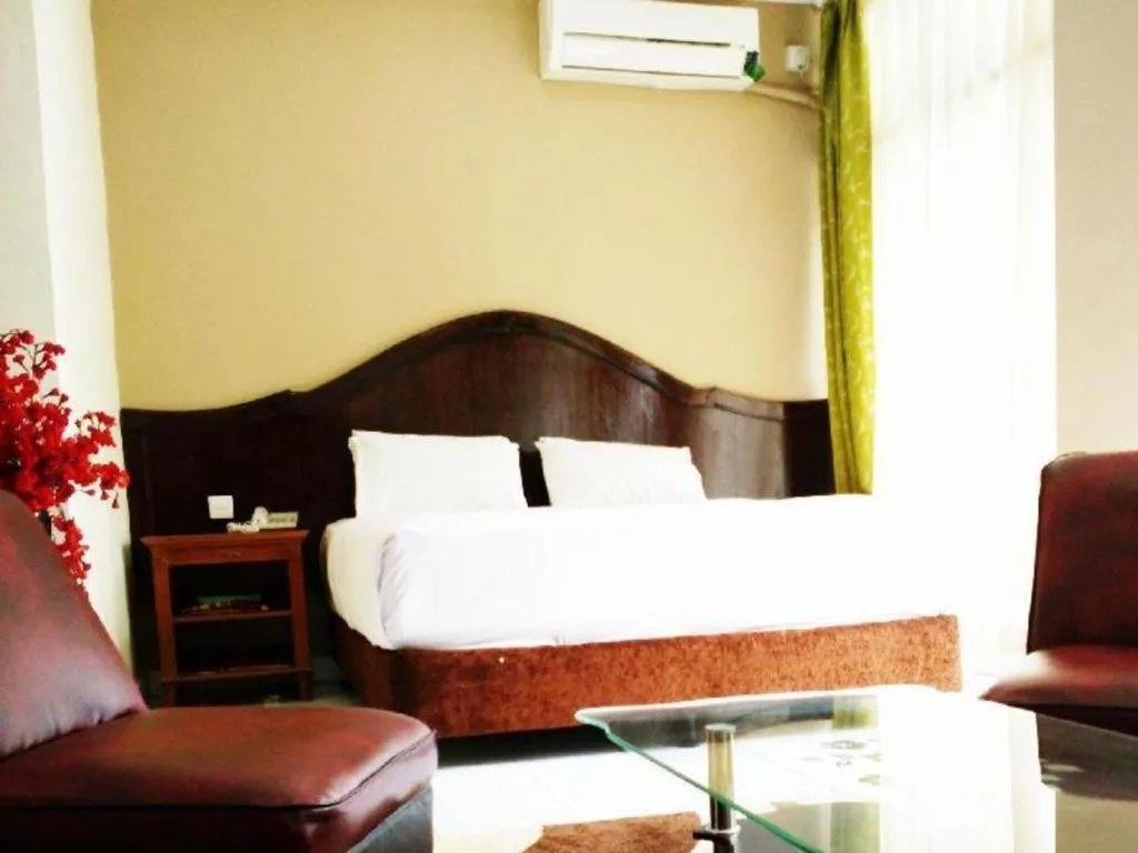 Bed in Hotel Benteng