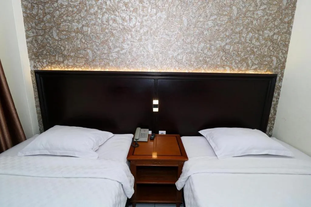 Bed in Hotel Benteng