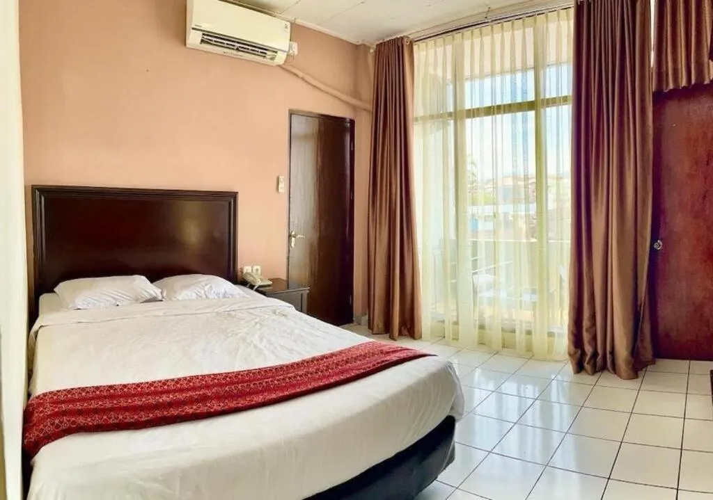 Bed in Hotel Benteng