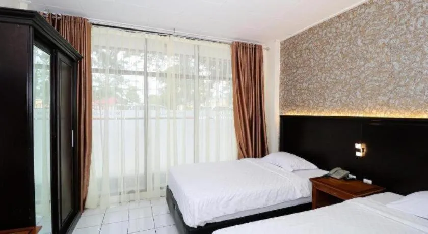 Bed in Hotel Benteng