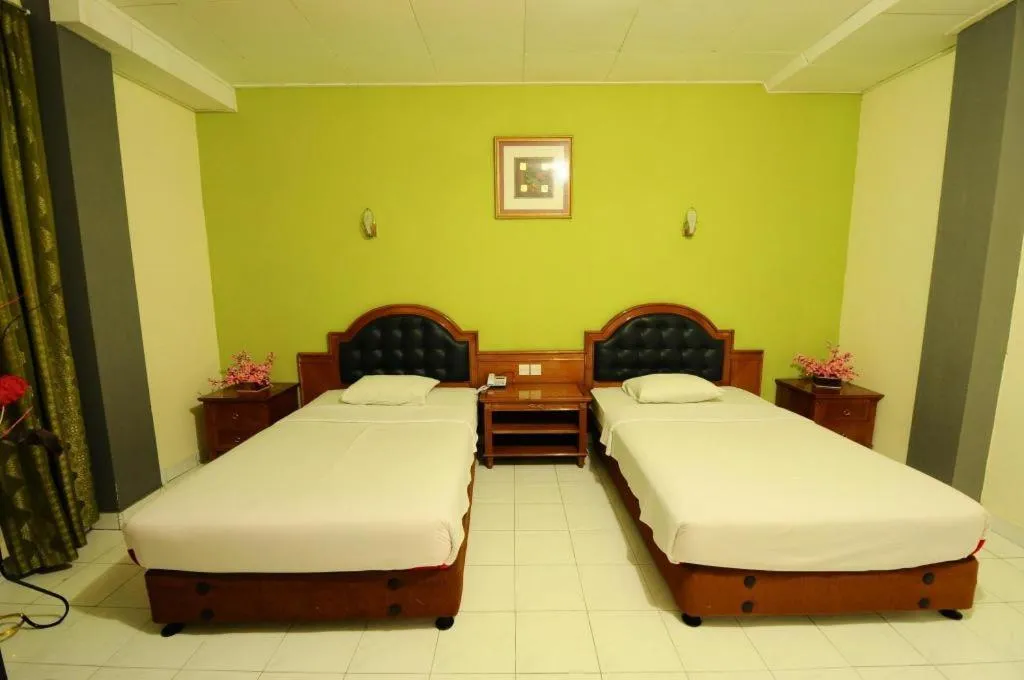 Bed in Hotel Benteng