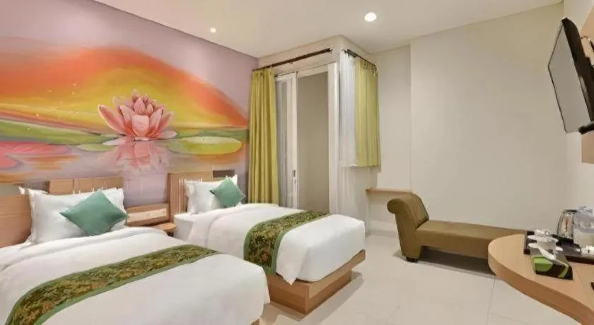 Bed in Lotus Hotel Subang