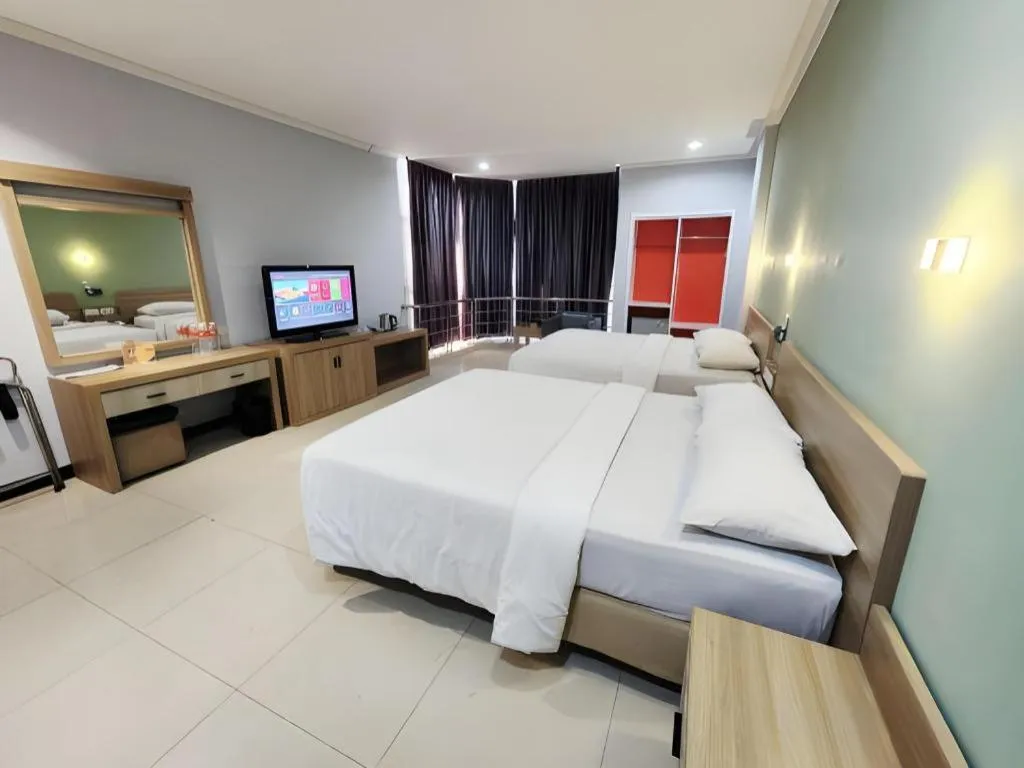 Bed in Hotel Celebes