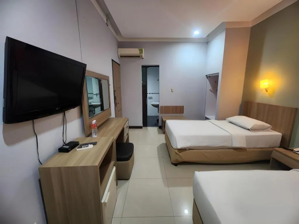 Bed in Hotel Celebes