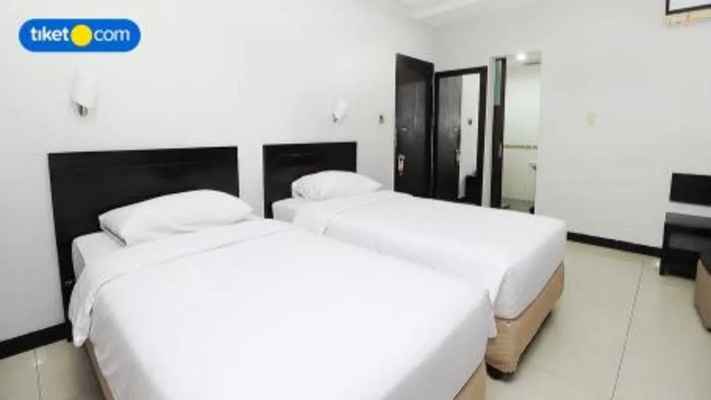 Bed in Hotel Celebes