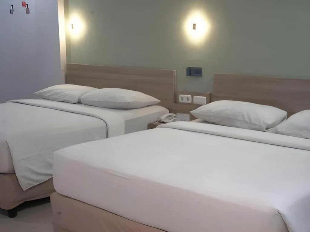 Bed in Hotel Celebes