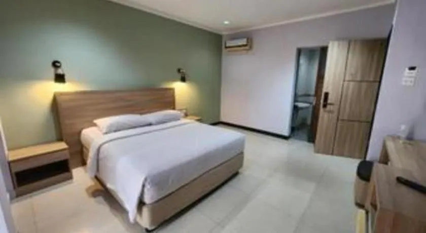 Bed in Hotel Celebes