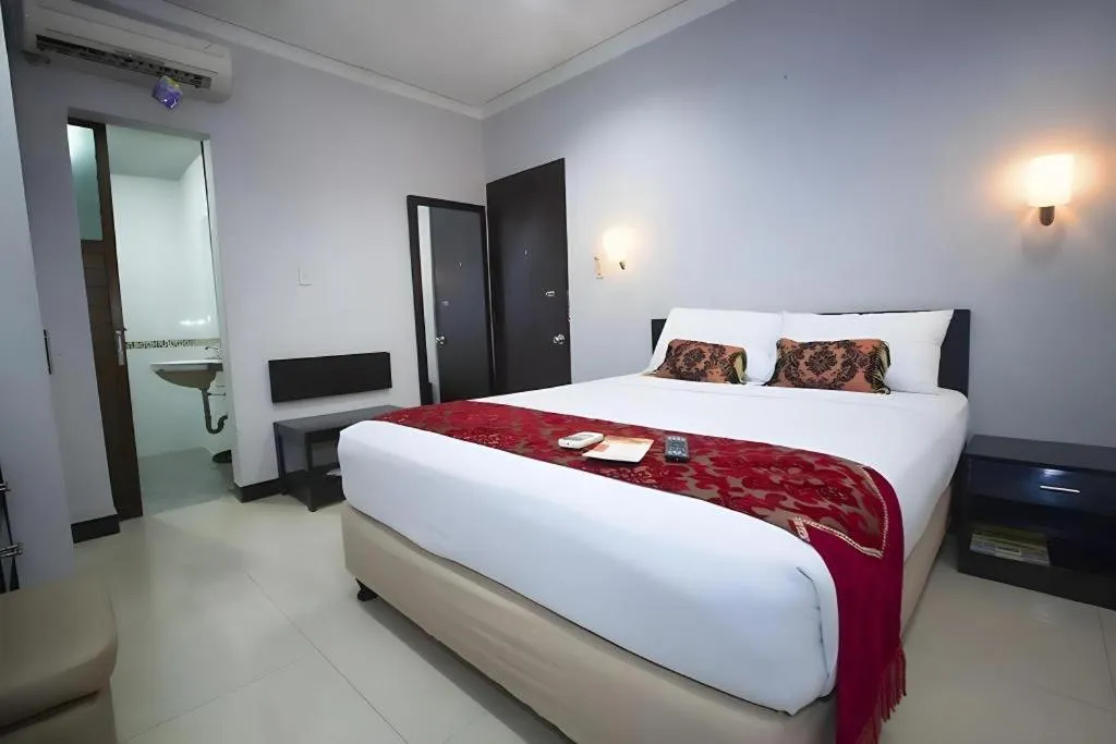 Bed in Hotel Celebes