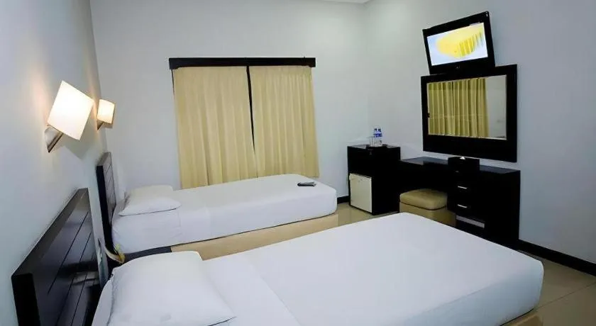 Bed in Hotel Celebes