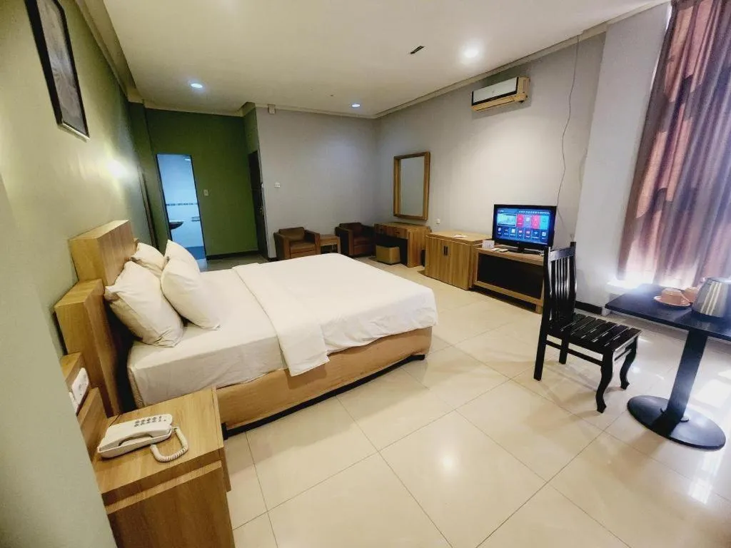 Bed in Hotel Celebes