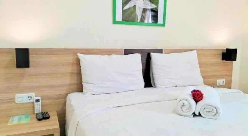 Bed in GARDEN HOTEL MAJALENGKA