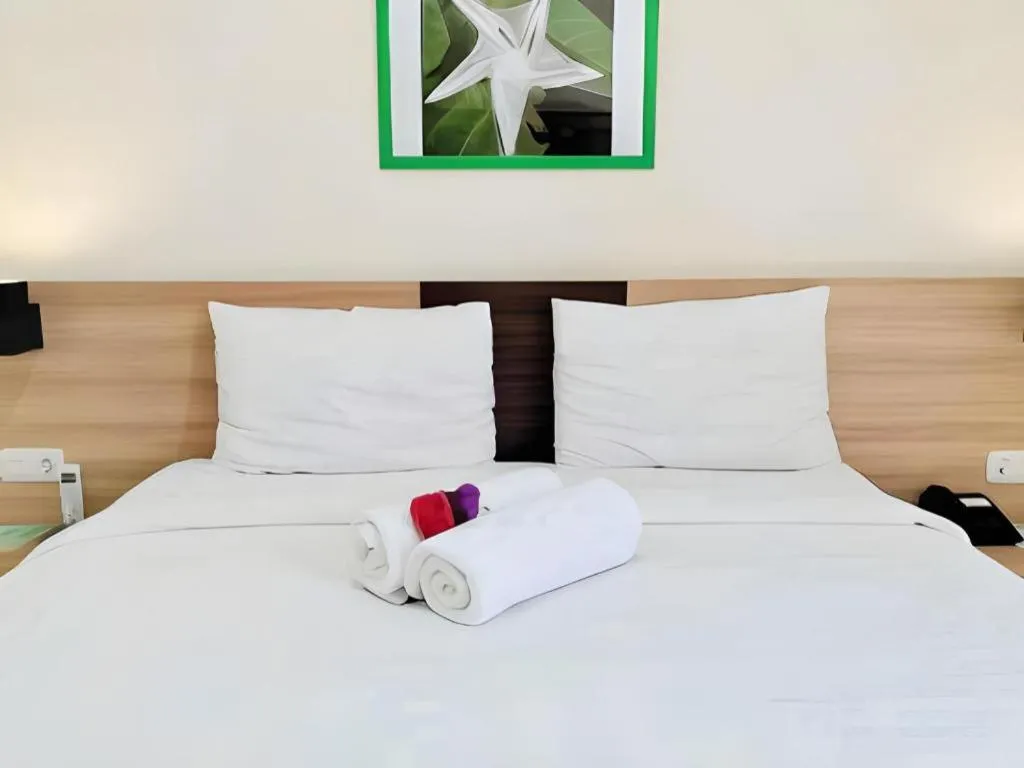 Bed in GARDEN HOTEL MAJALENGKA