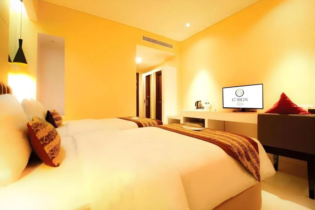 Bed in G'Sign Hotel Banjarmasin