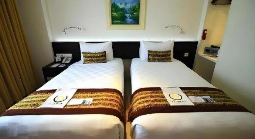 Bed in G'Sign Hotel Banjarmasin