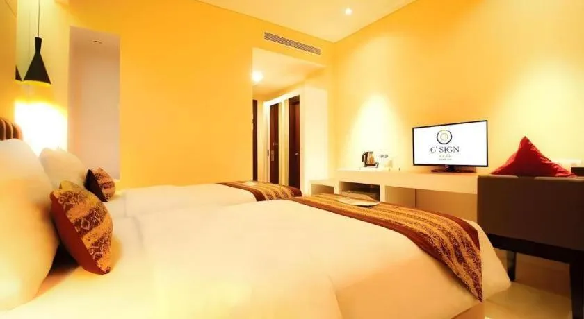 Bed in G'Sign Hotel Banjarmasin