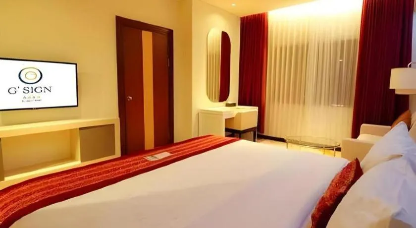 Bed in G'Sign Hotel Banjarmasin