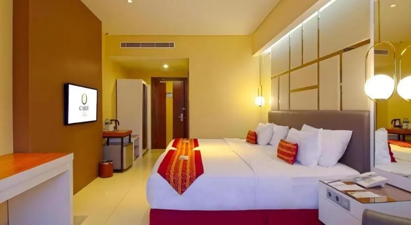 Bed in G'Sign Hotel Banjarmasin