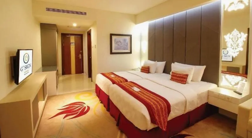 Bed in G'Sign Hotel Banjarmasin