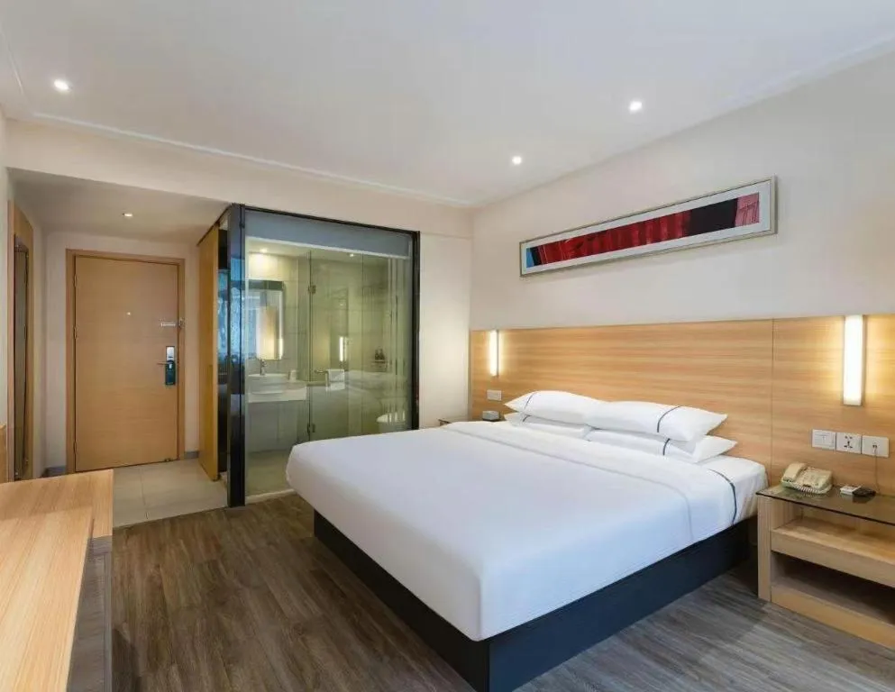 Bed in City Comfort Inn Huizhou Economic College Shuikou Huxi Avenue