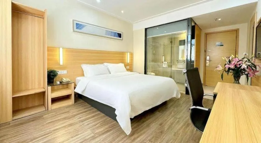 Bed in City Comfort Inn Huizhou Economic College Shuikou Huxi Avenue