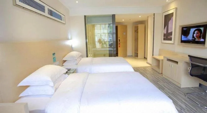 Bed in City Comfort Inn Huizhou Economic College Shuikou Huxi Avenue