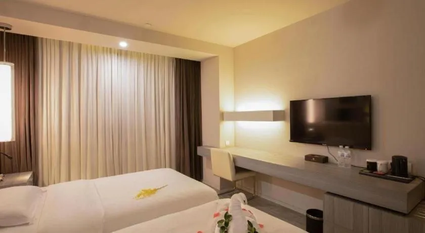 Bed in Jinjiang Metropolo Hotel - Qingdao Chengyang District Government