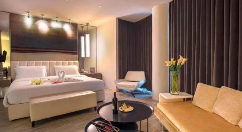 Bed in Jinjiang Metropolo Hotel - Qingdao Chengyang District Government