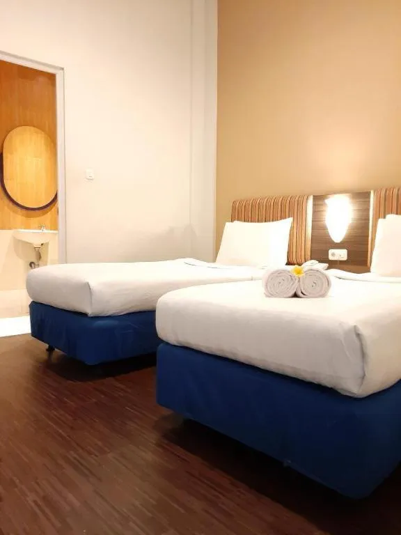 Bed in Hotel Pantes Semarang
