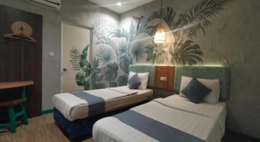 Bed in Hotel Pantes Semarang