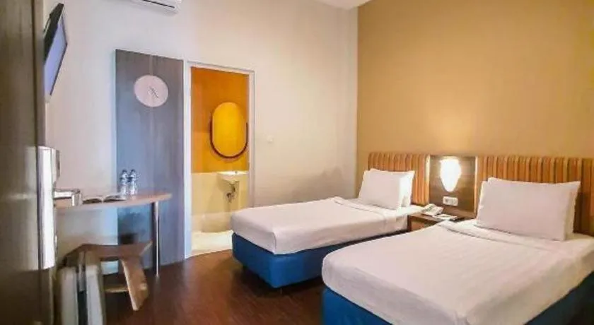 Bed in Hotel Pantes Semarang