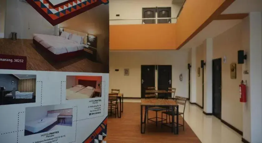 Bed in Hotel Pantes Semarang Bed in Hotel Pantes Semarang