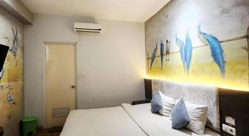 Bed in Hotel Pantes Semarang