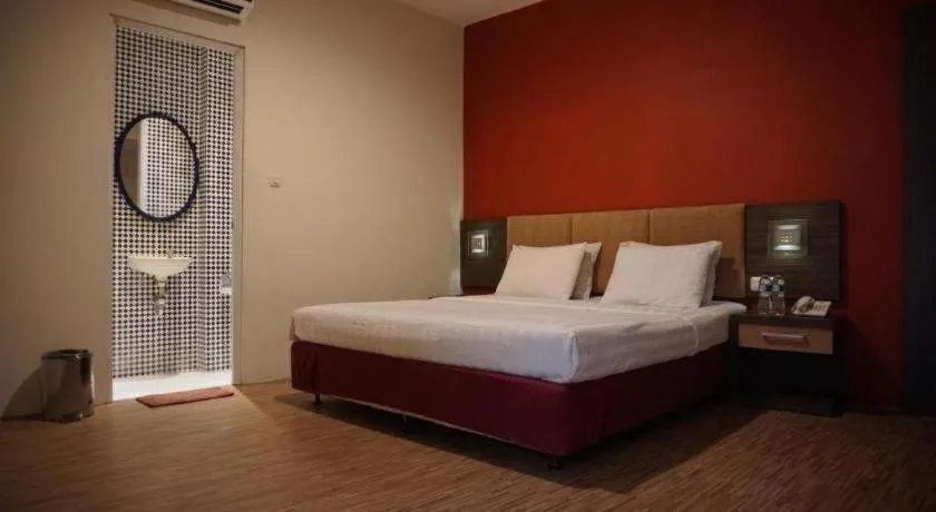 Bed in Hotel Pantes Semarang